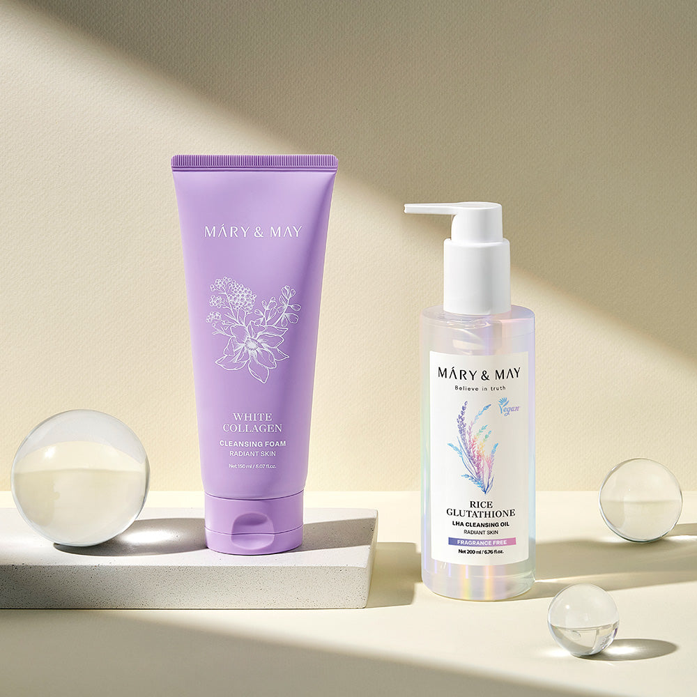 Mary&May White Collagen Cleansing Foam 150ml Korean cleanser product image