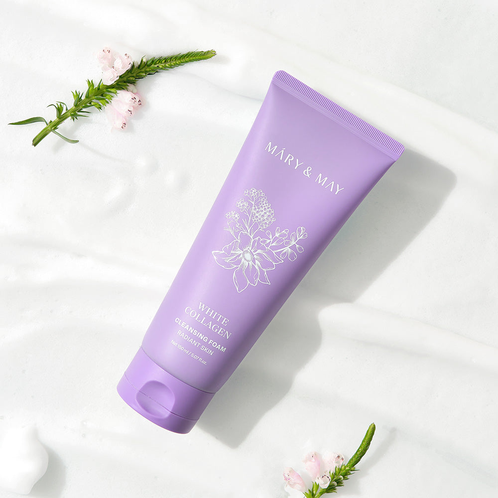 Mary&May White Collagen Cleansing Foam 150ml Korean cleanser product image