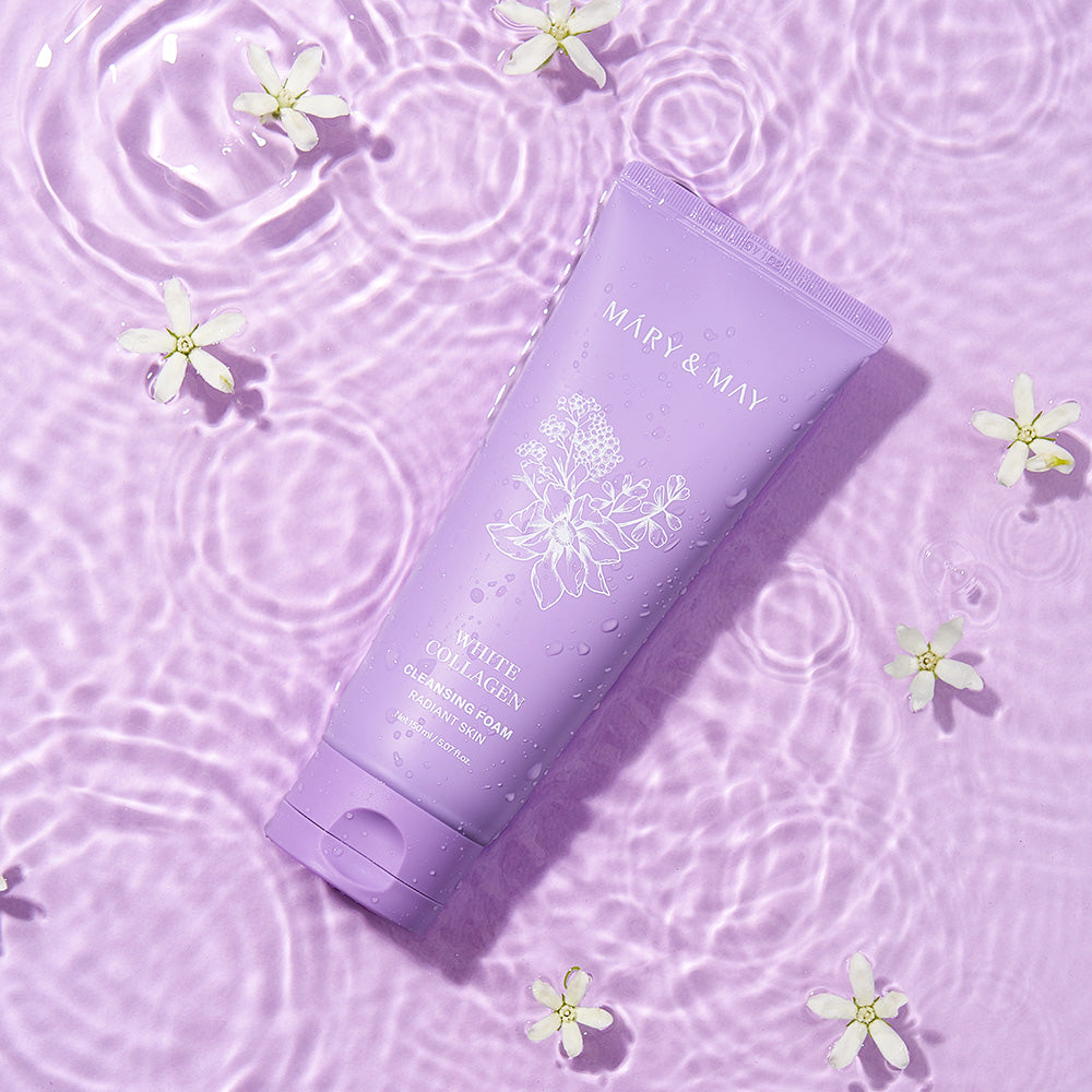 Mary&May White Collagen Cleansing Foam 150ml Korean cleanser product image