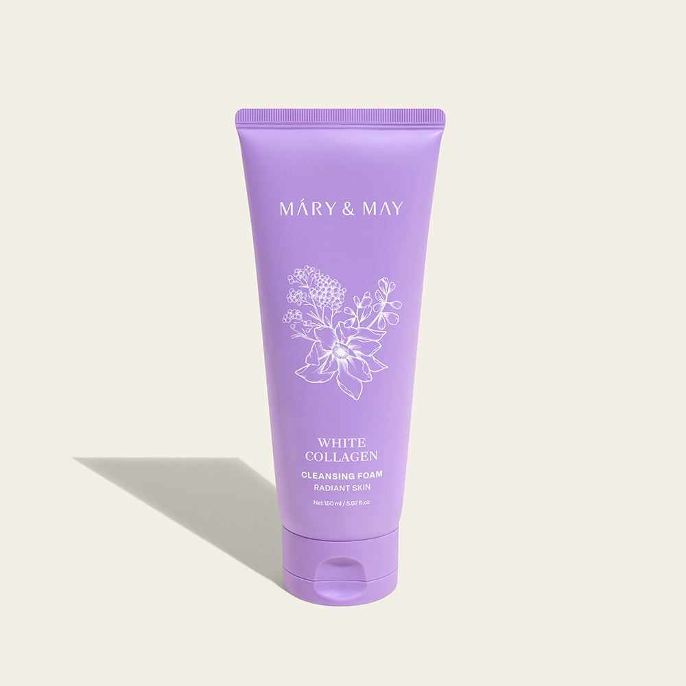 Mary&May White Collagen Cleansing Foam 150ml Korean cleanser product image