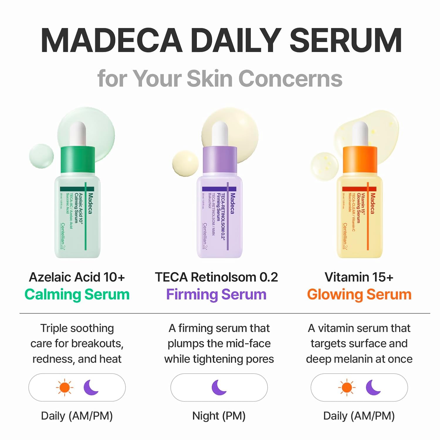 Centellian24 Madeca Vitamin 15+ Glowing Serum 30ml Korean essence product image