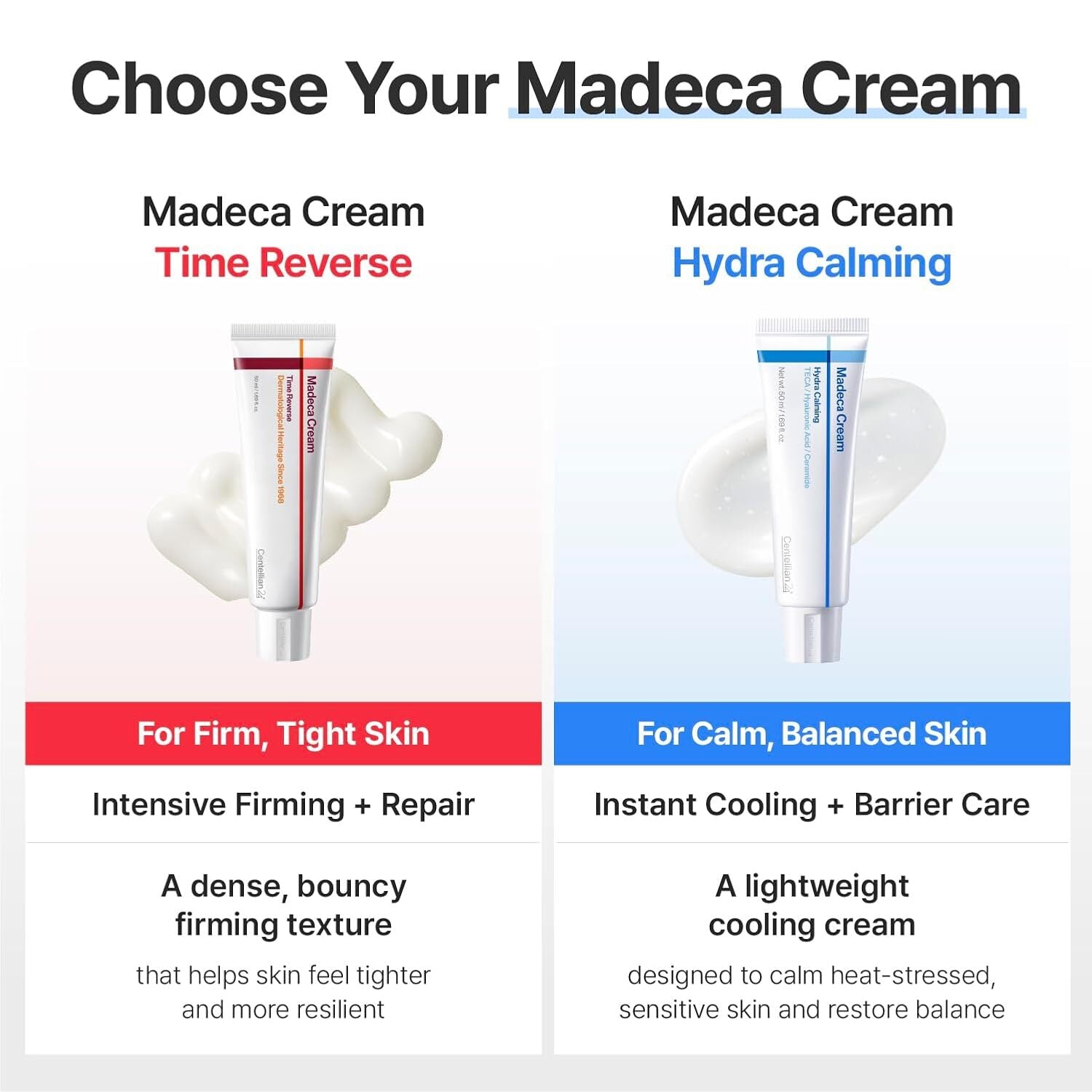 Centellian24 Madeca Cream 50ml size comparison