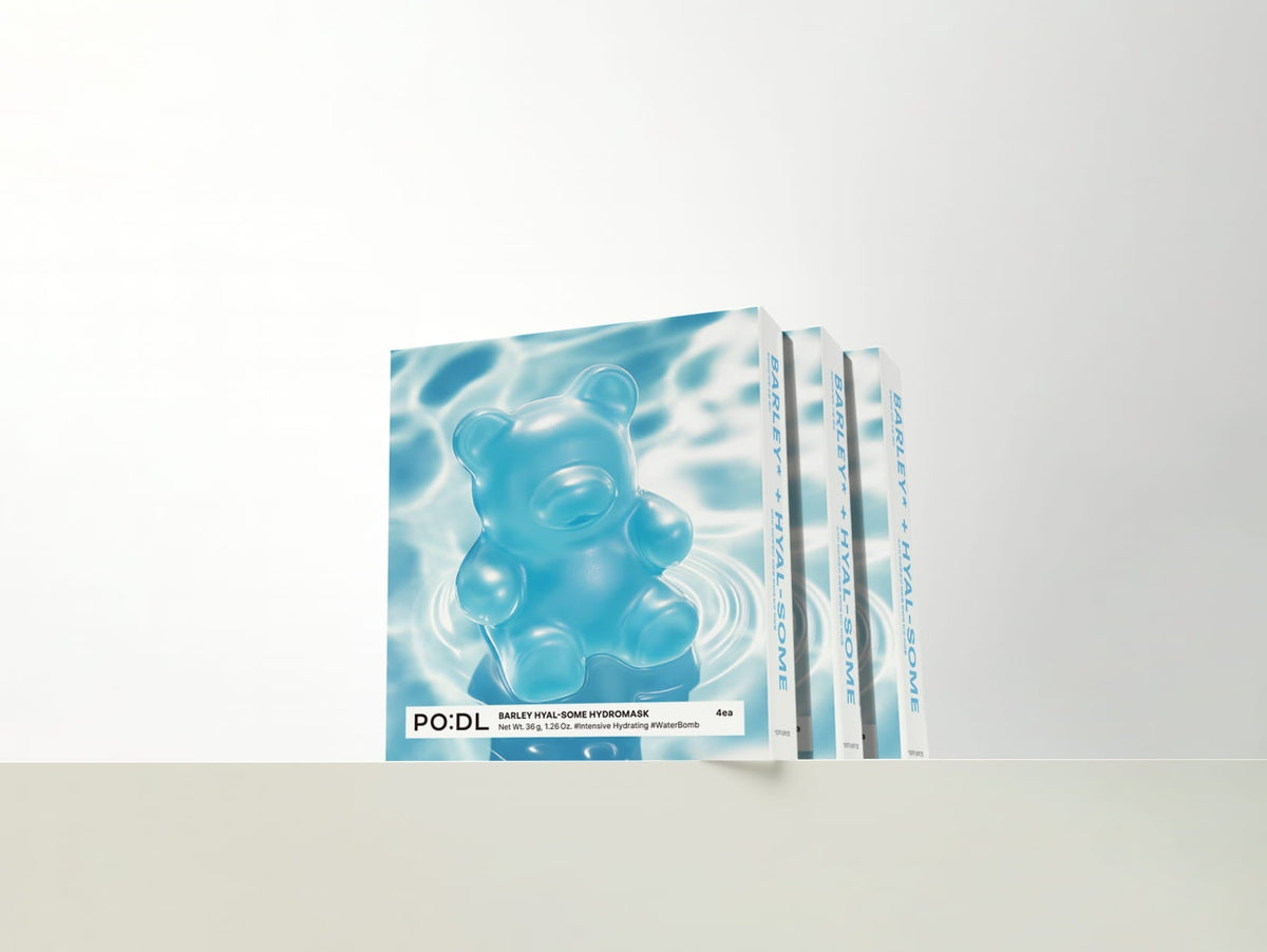 PO:DL Barley Hyal-Some Hydrogel Mask (4ea) ( + Special Gift)