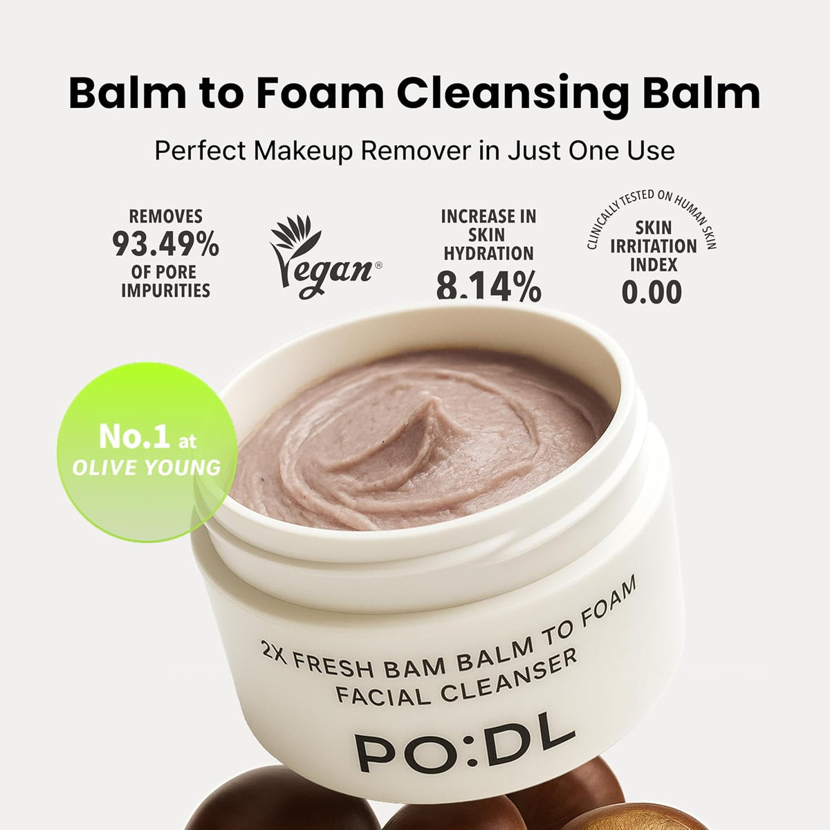 PO:DL 2X Fresh Bam Balm To Foam 130ml ( + Special Gift)