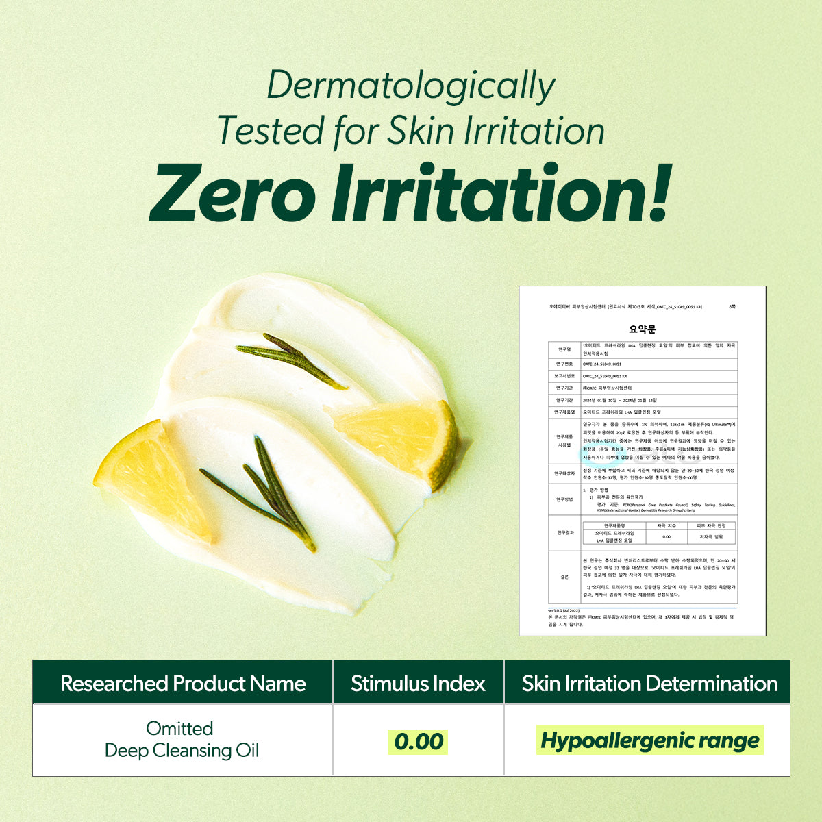 Omitted Fresh Lime Pore Clearing Deep Cleansing Oil 200ml