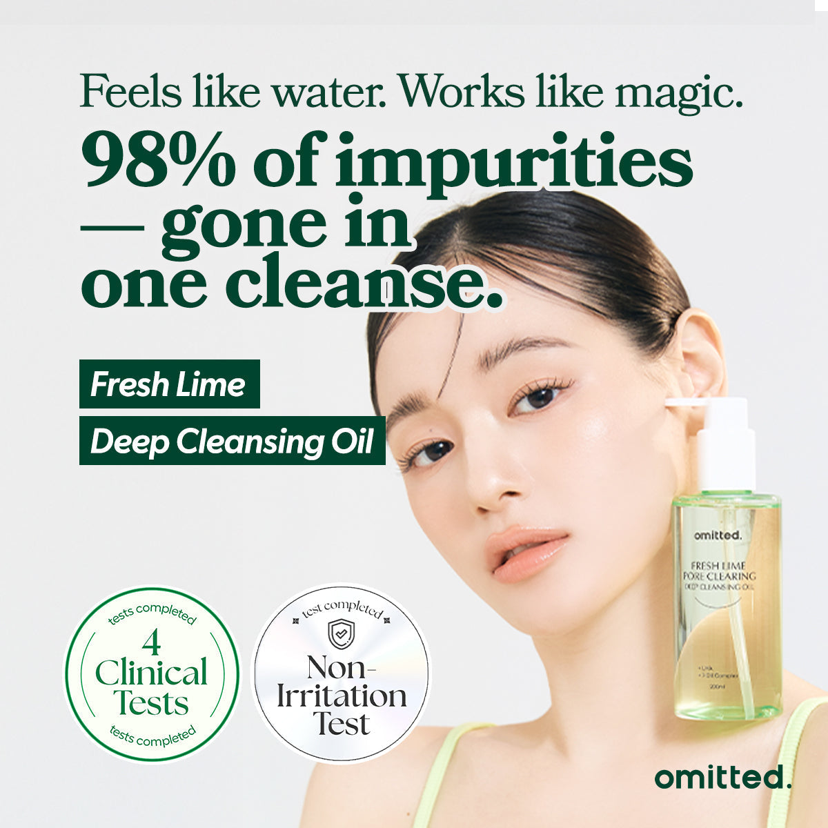 Omitted Fresh Lime Pore Clearing Deep Cleansing Oil 200ml