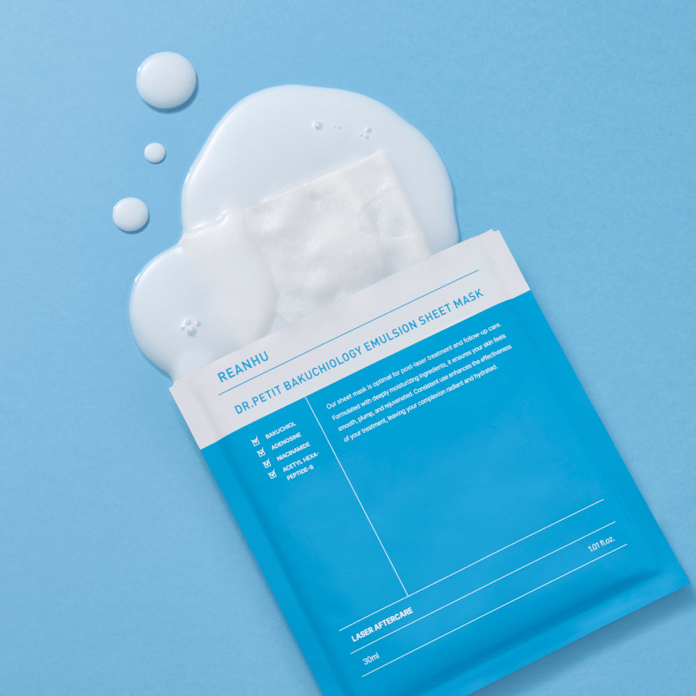 Dr.Pepti Reanhu Bakuchiol Emulsion Sheet Mask 30ml - 3 Size