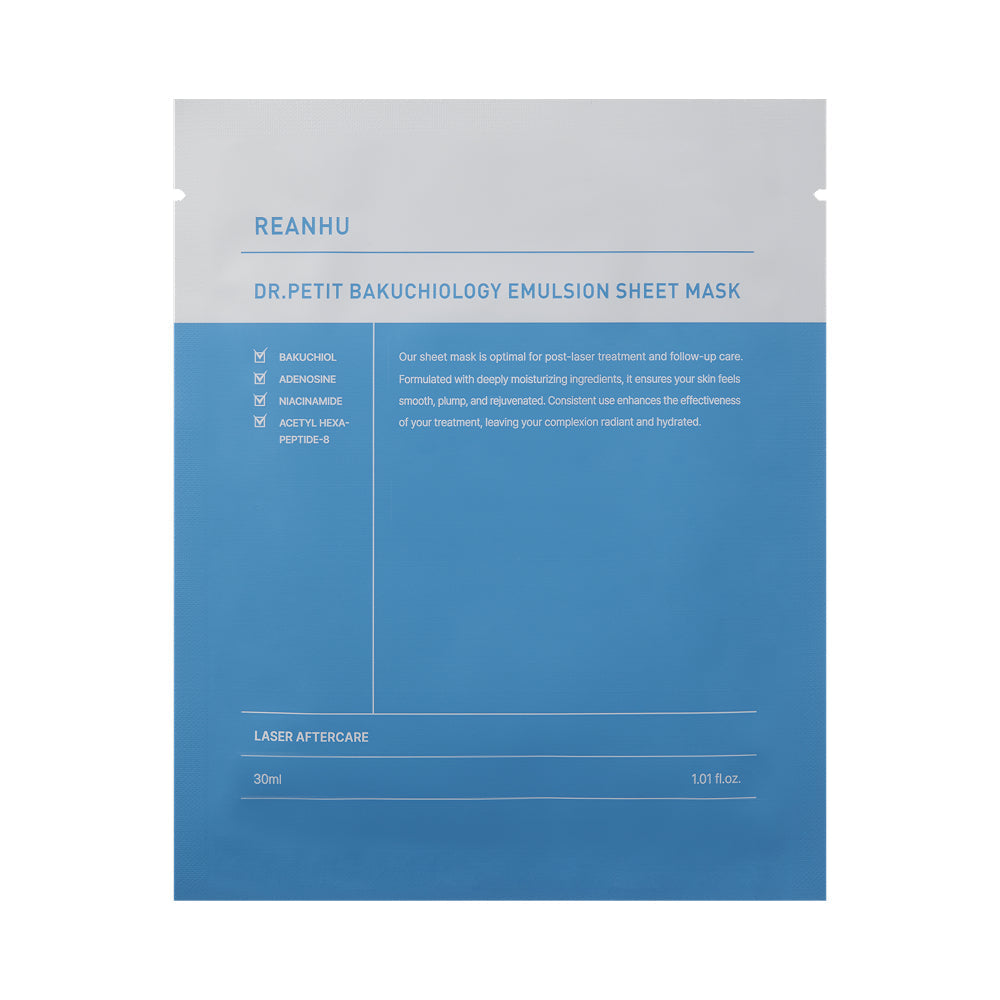 Dr.Pepti Reanhu Bakuchiol Emulsion Sheet Mask 30ml 10ea