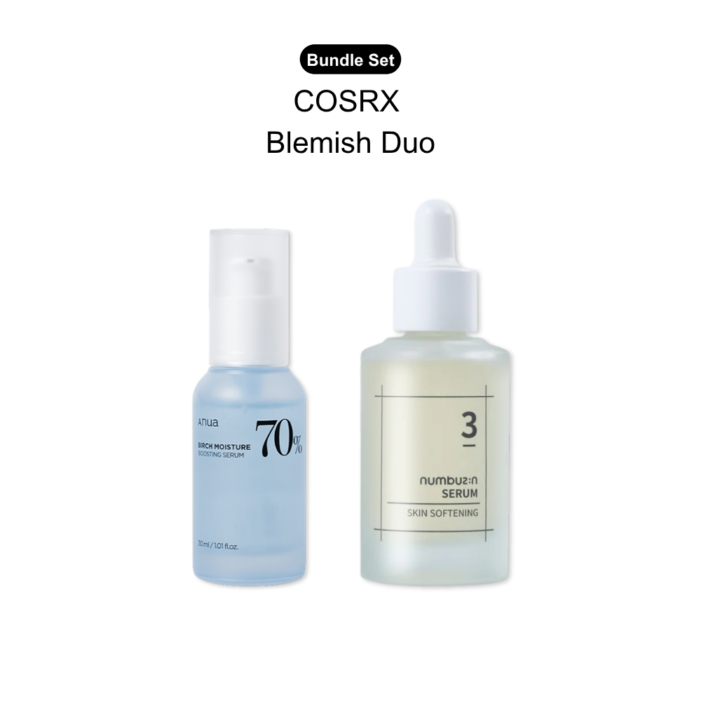 Anua Birch Serum and numbuzin No.3 Serum Hydration Duo
