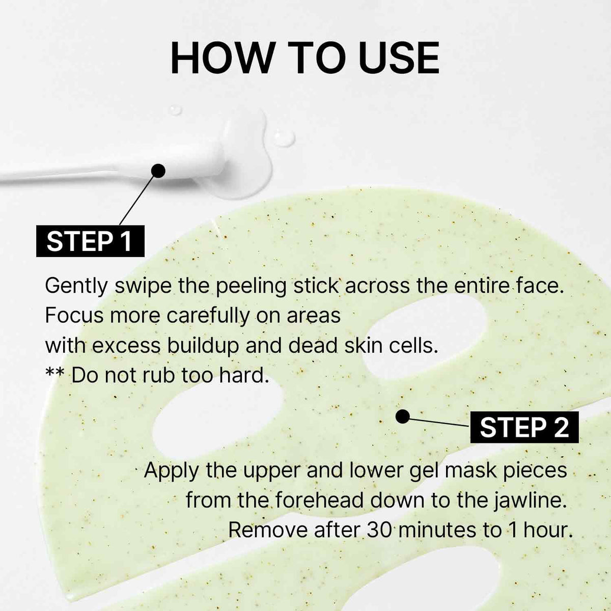 celimax Ji Woo Gae Cica PHA Peel 2-Step Gel Mask 4ea