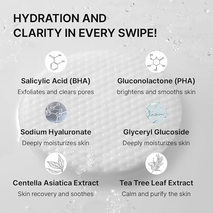 Needly Daily Toner Pad delivering hydration and clarity in every swipe