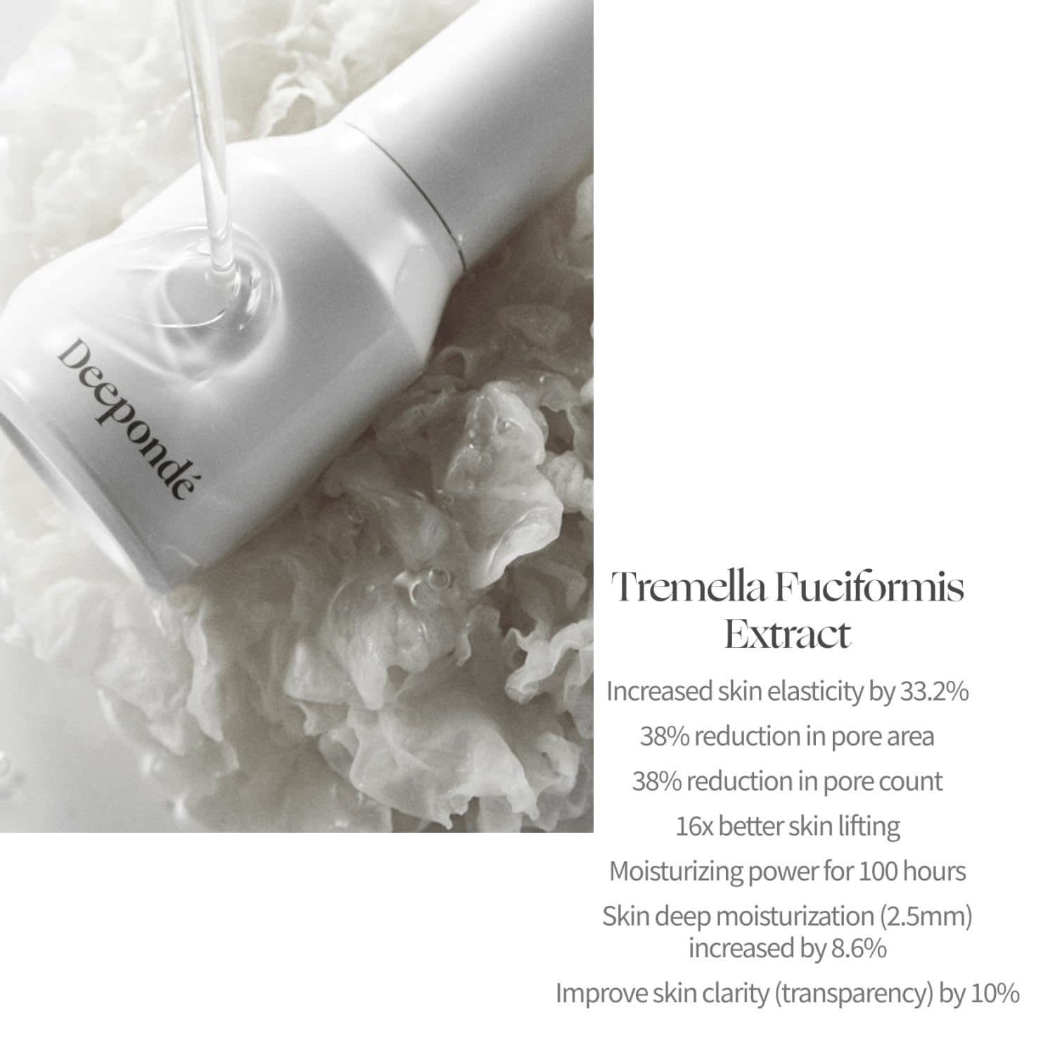 Deeponde Signature Origin 100 Snow Mushroom Serum 1.69 fl.oz. 50ml