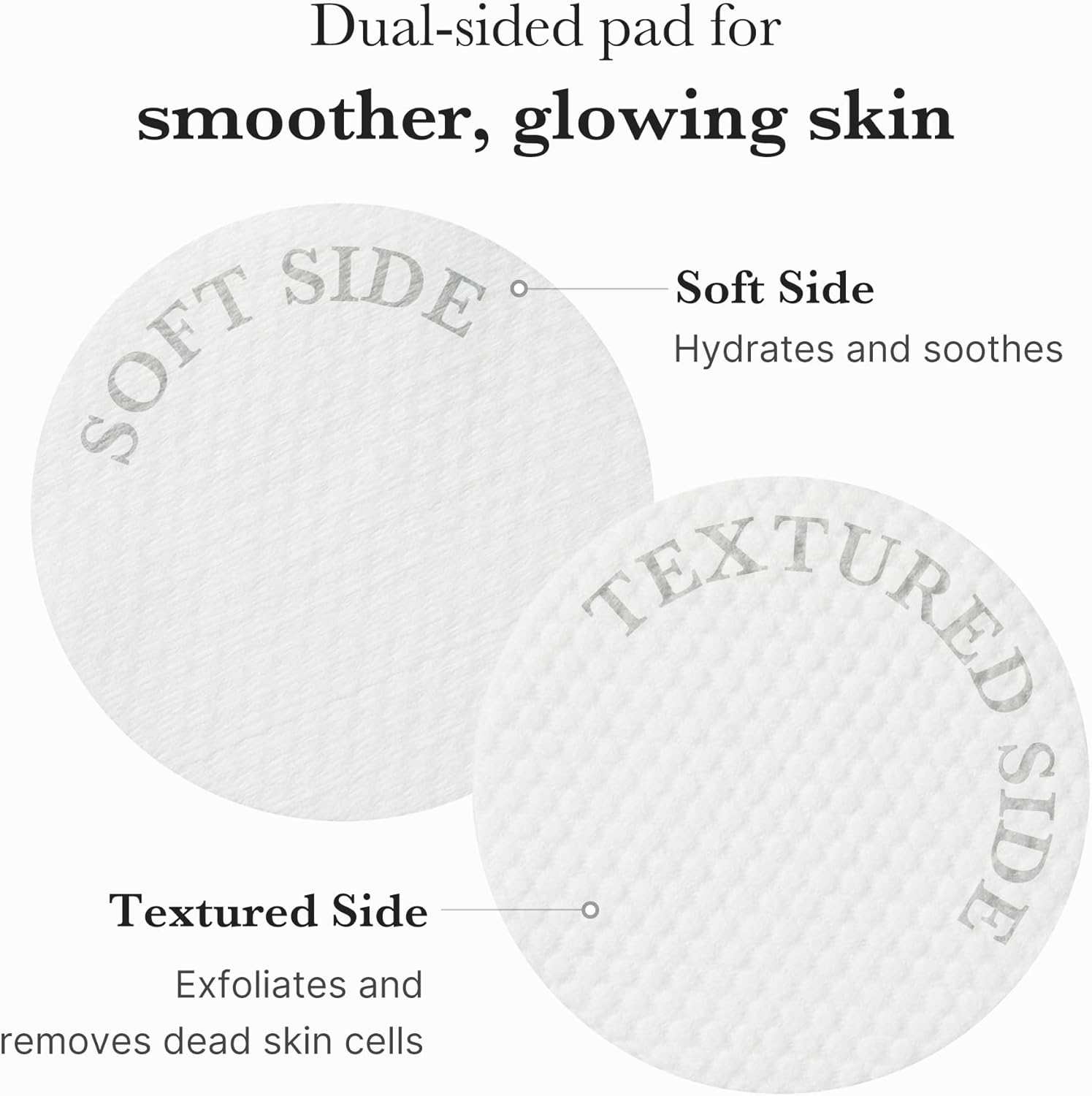 Medicube Zero Pore Pads 2.0 – Close-Up Texture of Toner Pad Surface
