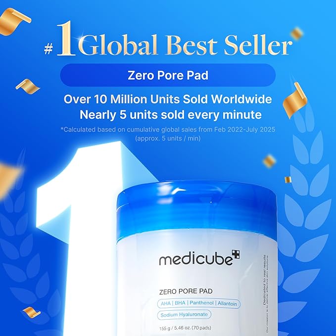 Medicube Zero Pore Pads 2.0 – Global Best Seller Korean Exfoliating Toner Pads