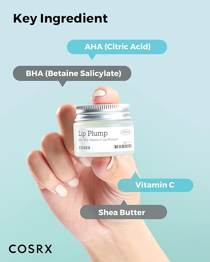 COSRX Lip Care Balm for dry chapped lips – before and after