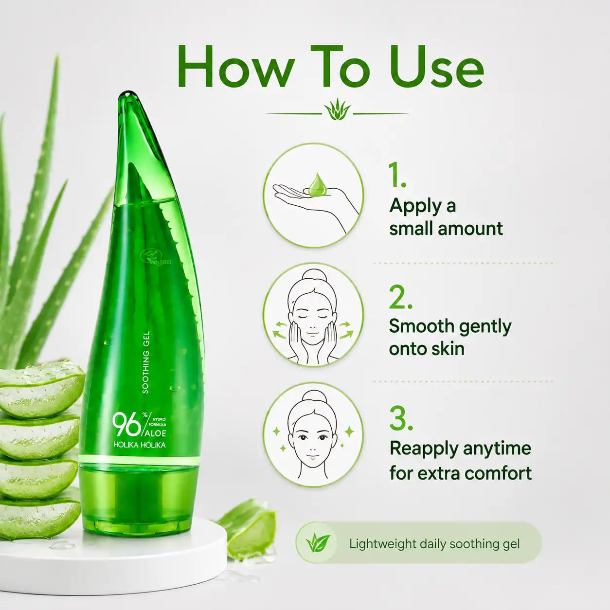 Holika Holika Aloe Hydro Formula 96% Soothing Gel