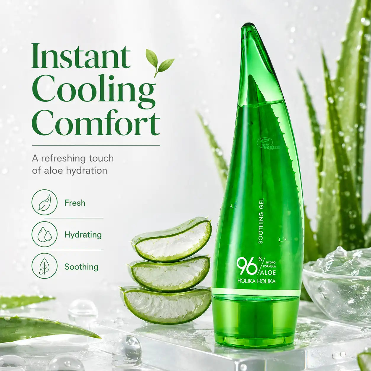 Holika Holika Aloe Hydro Formula 96% Soothing Gel