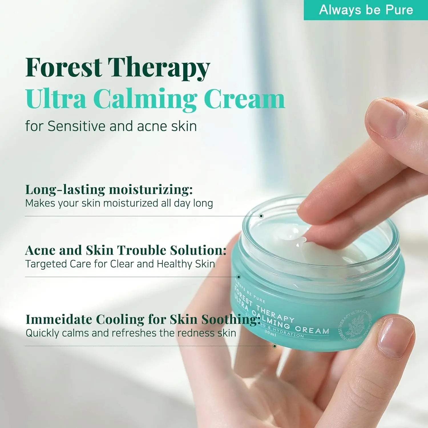 Always Be Pure Forest Therapy Ultra Calming Cream - Enrapturecosmetics