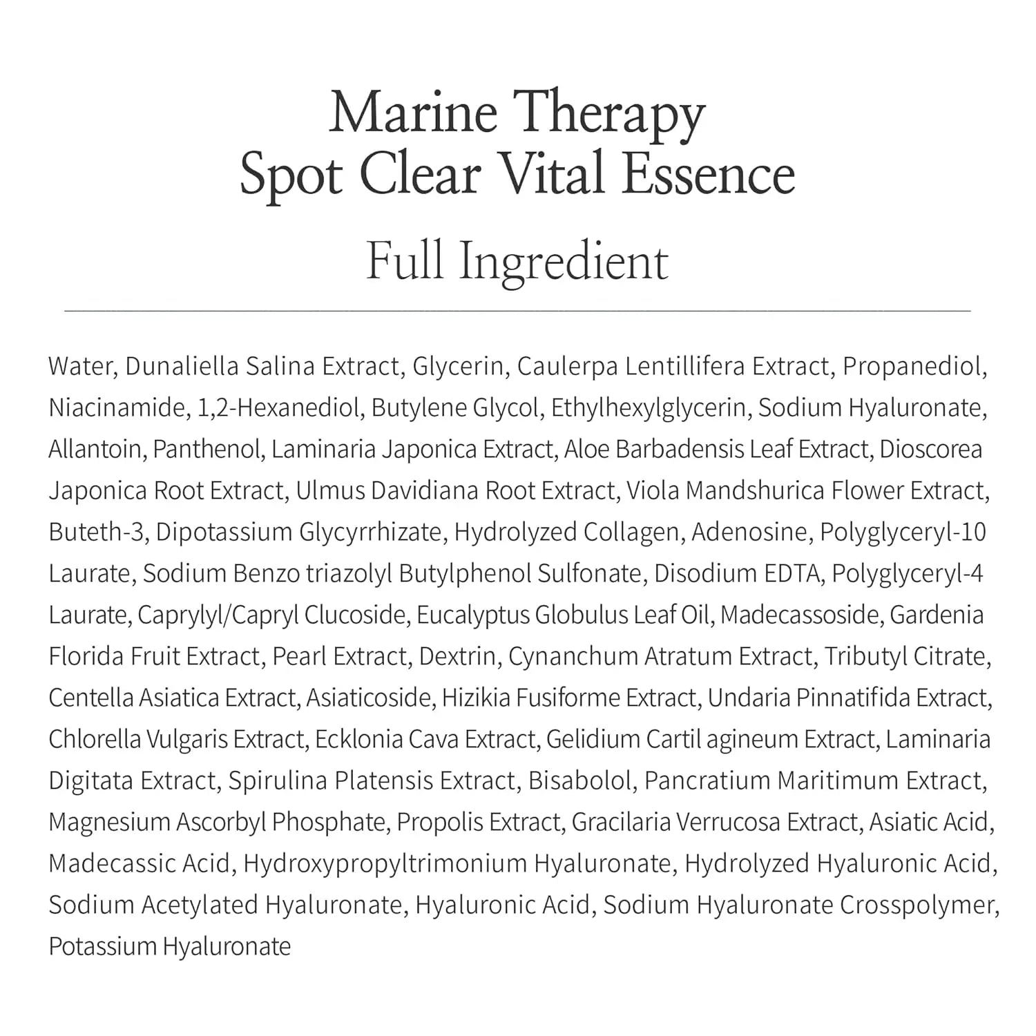 Always Be Pure Marine Therapy Spot Clear Vital Essence - Enrapturecosmetics