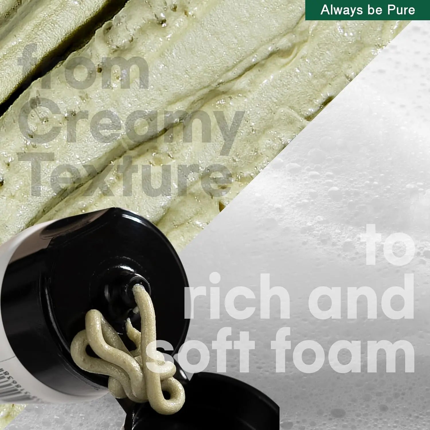 Always Be Pure Mooncat Real Green Tea Pore Deep Cleanser 100ml - Enrapturecosmetics