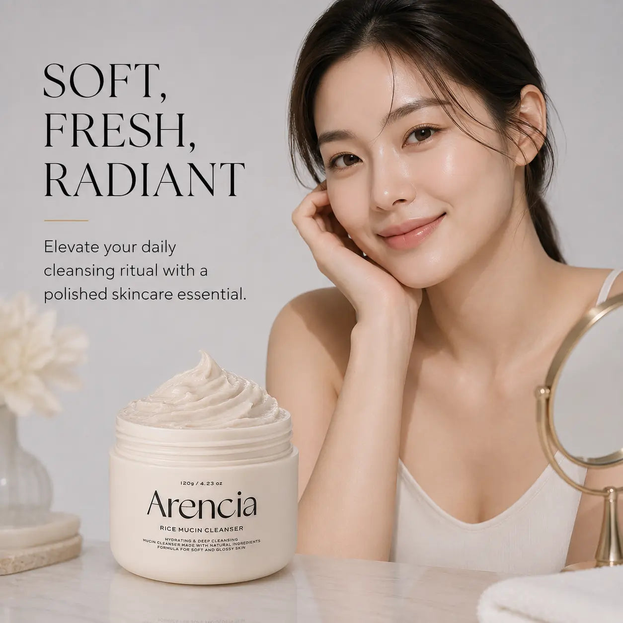 Arencia Rice Mucin Cleanser 120ml