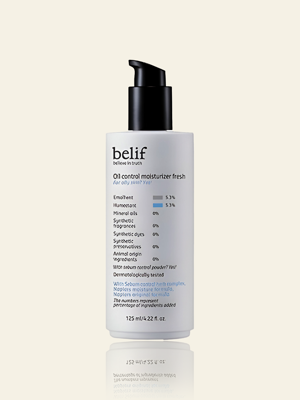 Belif Oil control moisturizer fresh 125 ml