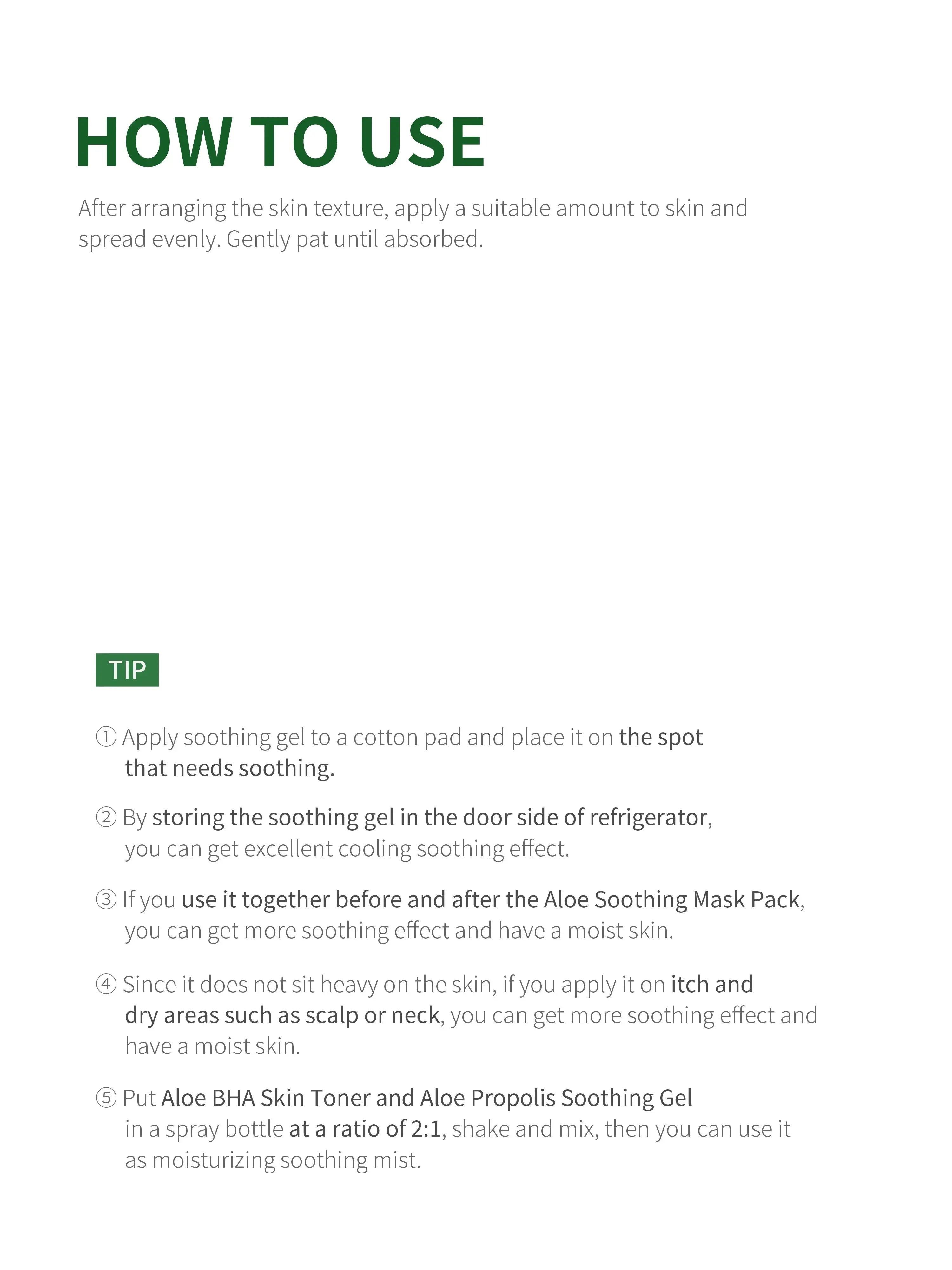 benton aloe propolis soothing gel