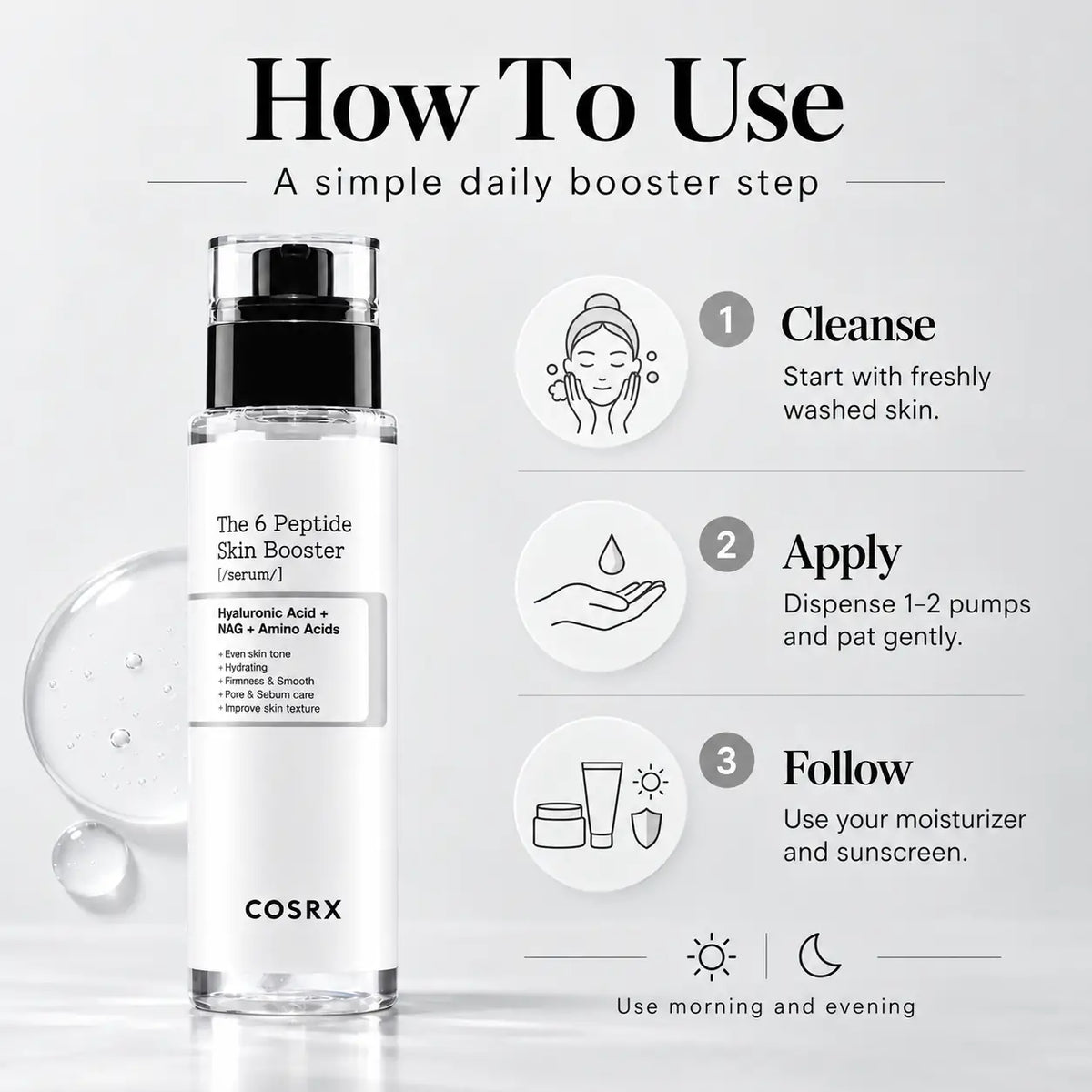 COSRX The 6 Peptide Skin Booster Serum 150ml