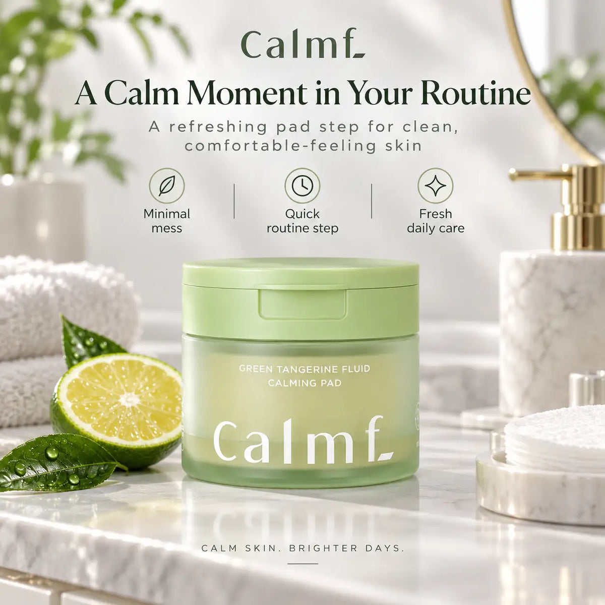 CALMF Green Tangerine Fluid Calming Pad 130ml