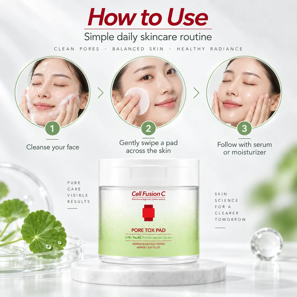 Cell Fusion C Pore Tox Pad 60 Pads