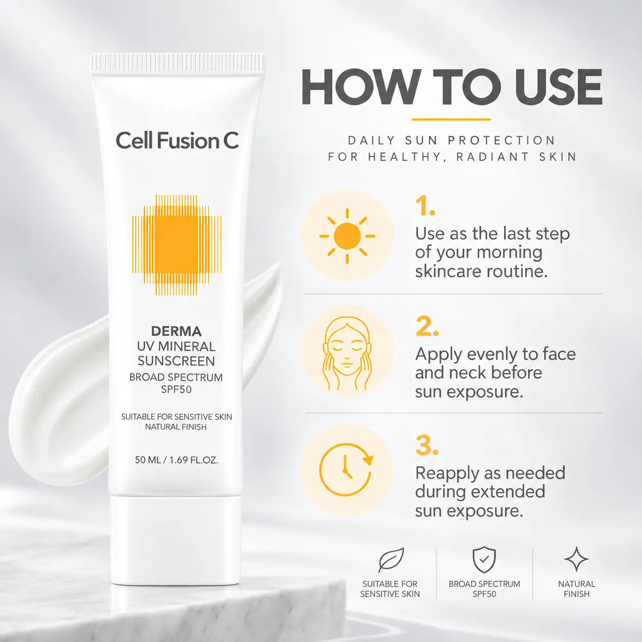 Cell Fusion C Derma UV Mineral Sunscreen 50ml