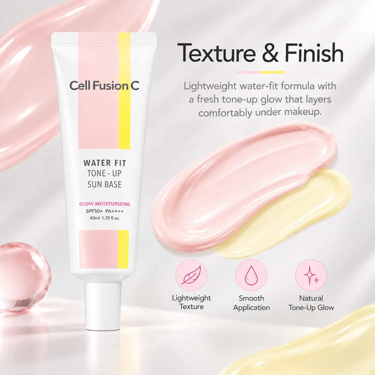 Cell Fusion C Water Fit Tone Up Sun Base SPF50+ PA++++ 40ml