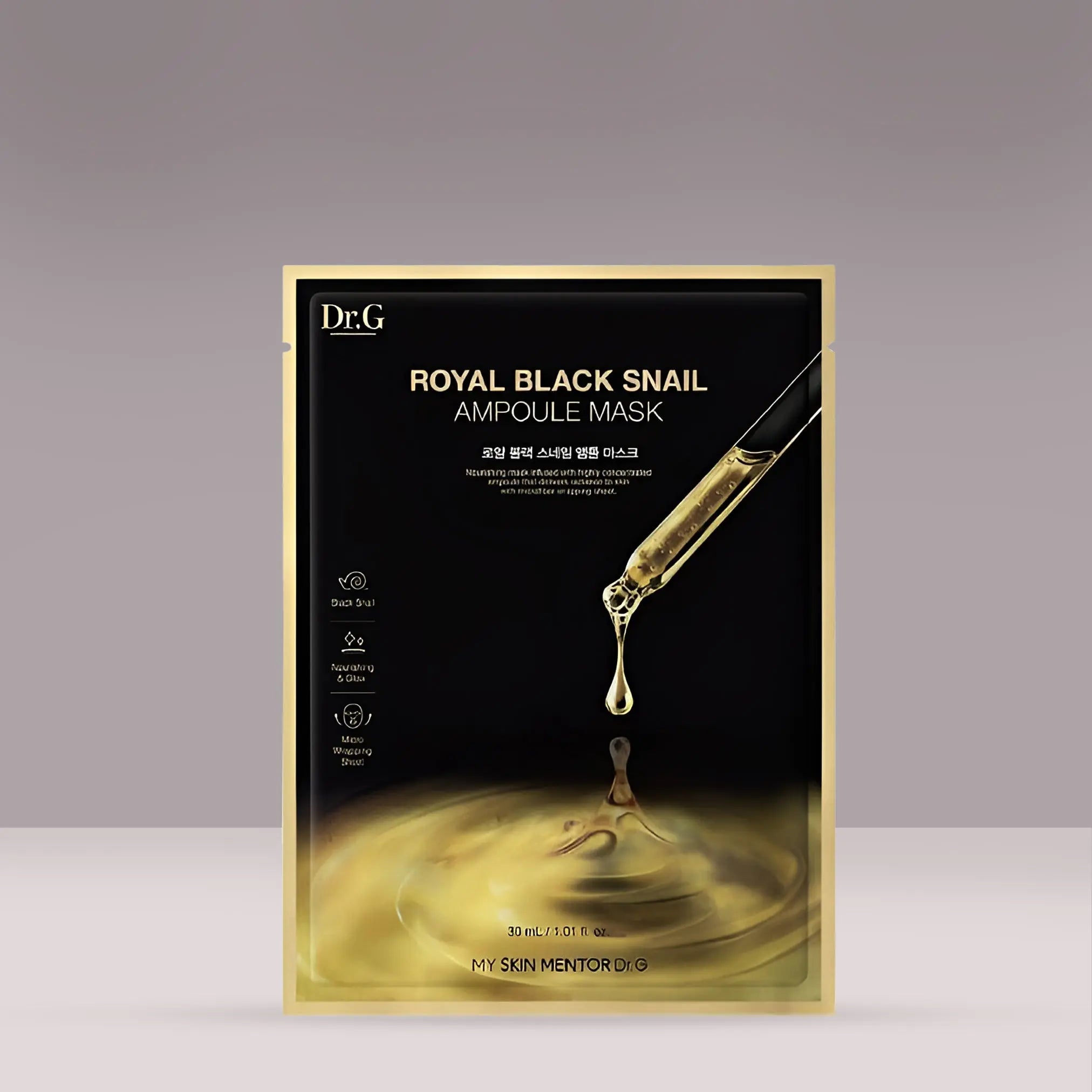 Dr.G Royal Black Snail Ampoule Mask | Enrapture Cosmetics DR.G