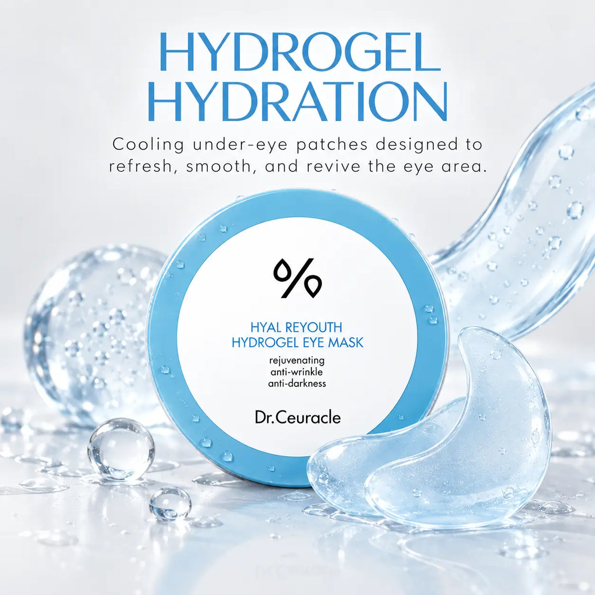 Dr. Ceuracle Hyal Reyouth Hydrogel Eye Mask /60ea 90g 90g 60ea
