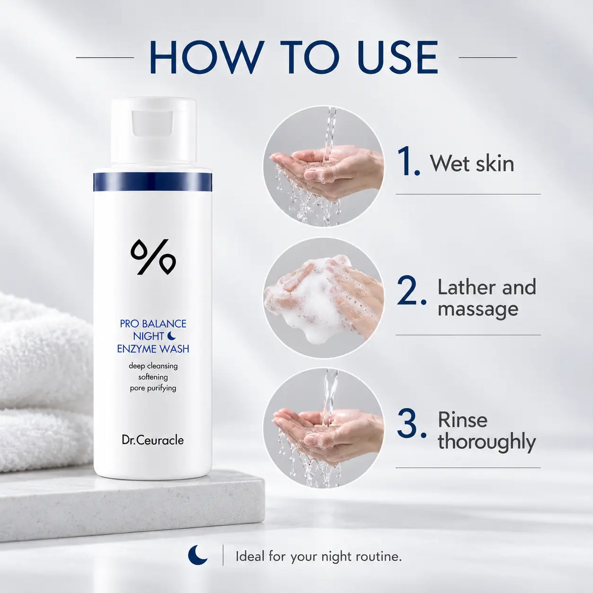 Dr. Ceuracle Pro Balance Night Enzyme Wash 50g