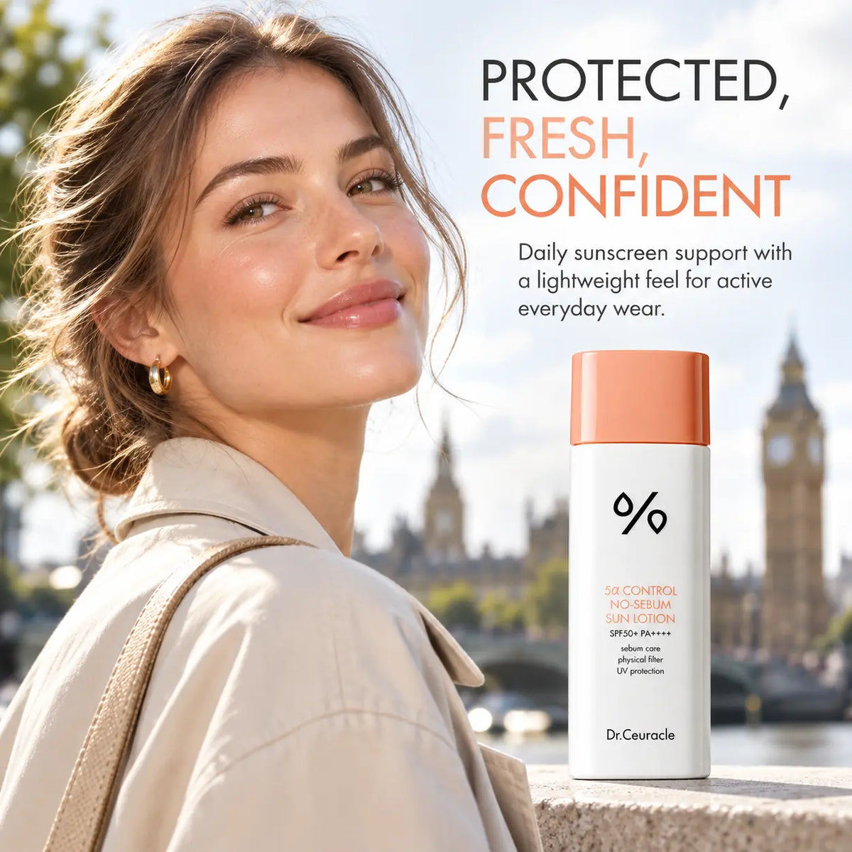 Dr. Ceuracle 5α Control No Sebum Sun Lotion SPF50+ PA++++ 50ml