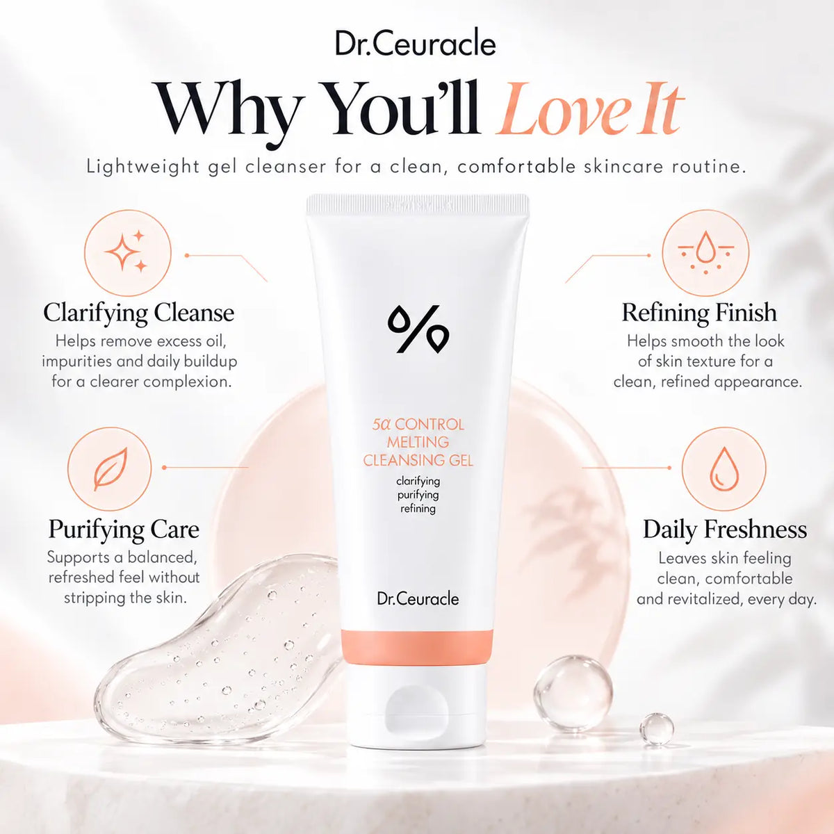 Dr. Ceuracle 5α Control Melting Cleansing Gel 200ml