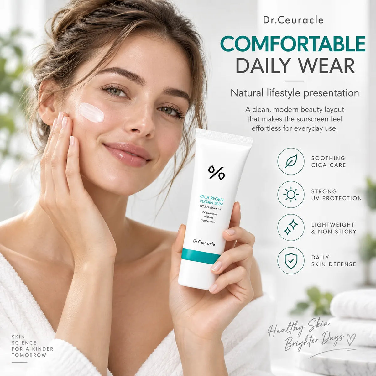 Dr. Ceuracle Cica Regen Vegan Sun SPF50+ PA++++ 50ml