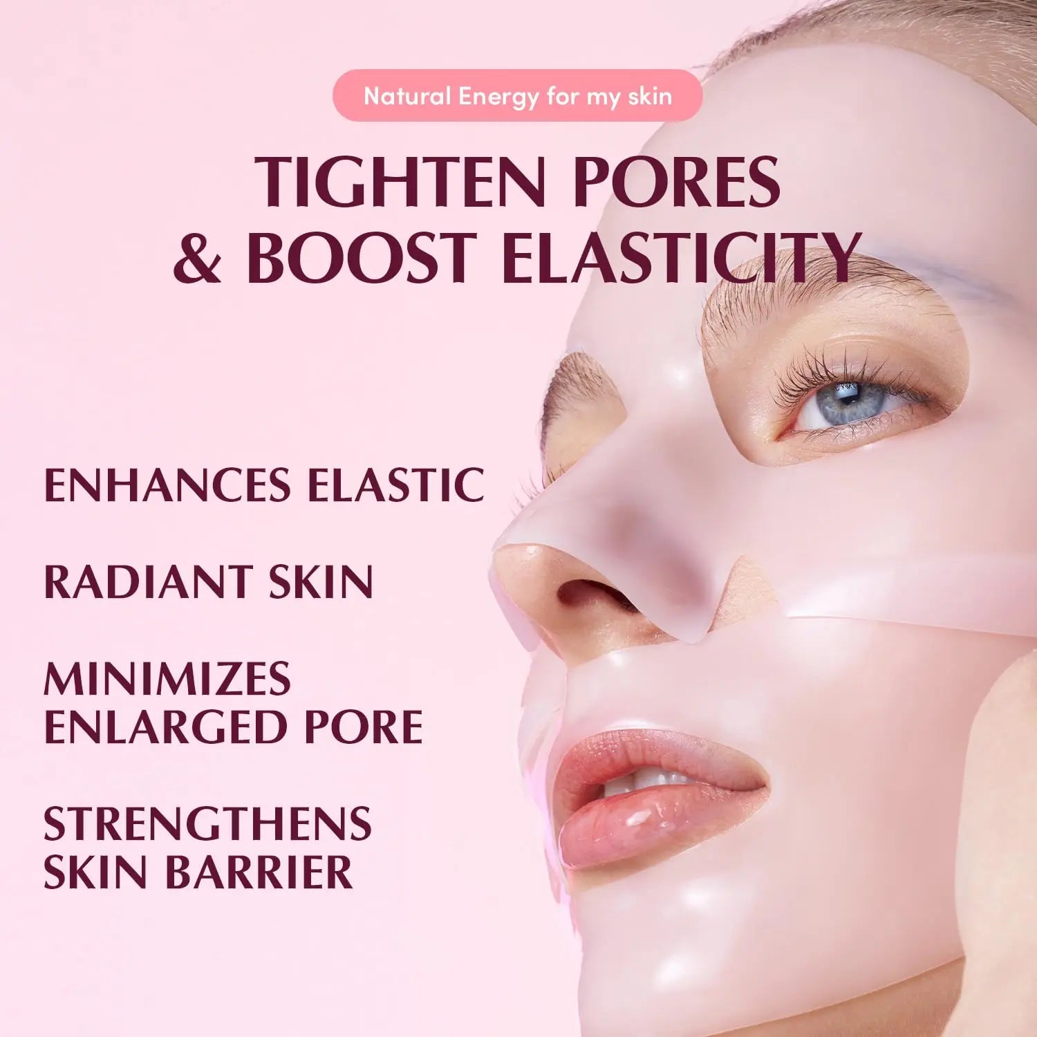 Eqqualberry Collagen Pore-Tight Up Mask 4 Sheets, 1.01 OZ Eqqualberry
