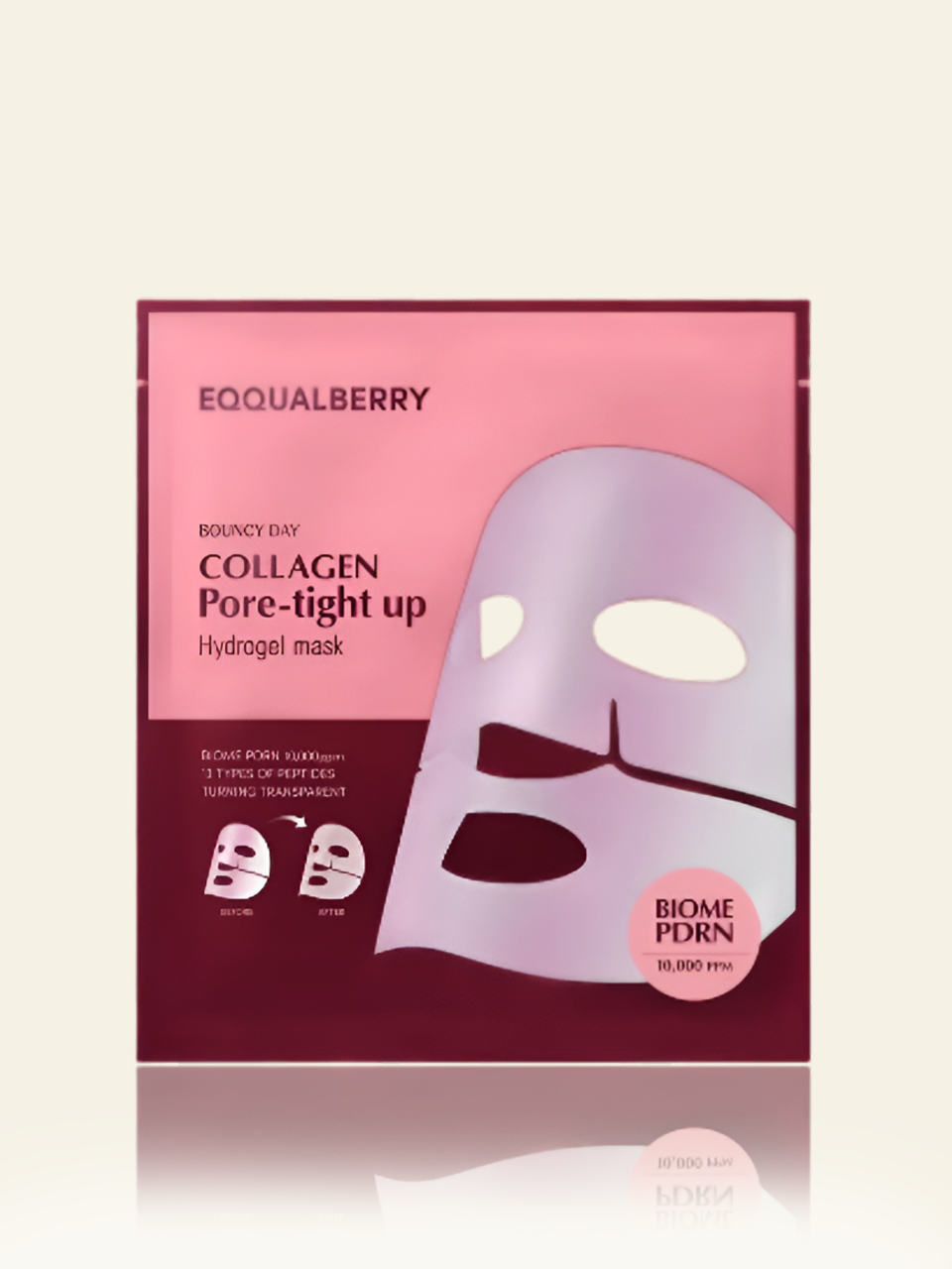 Eqqualberry Collagen Pore-Tight Up Mask 4 Sheets, 1.01 OZ