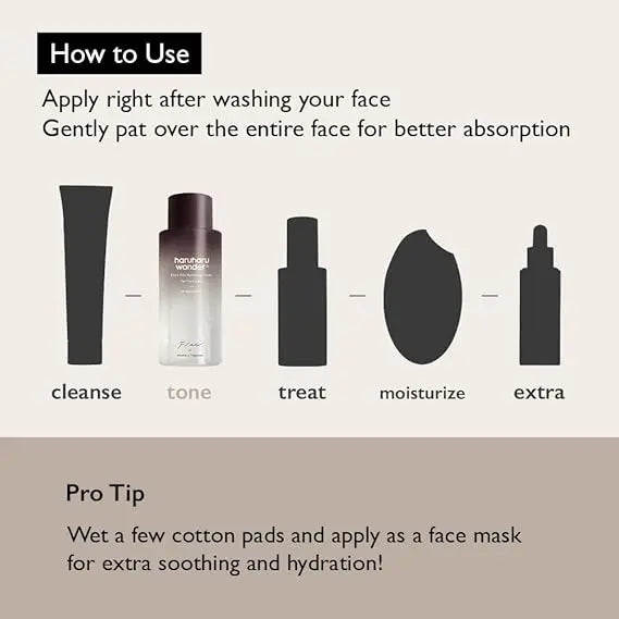 Haruharu Wonder Black Rice Hyaluronic Toner for Sensitive Skin 150ml