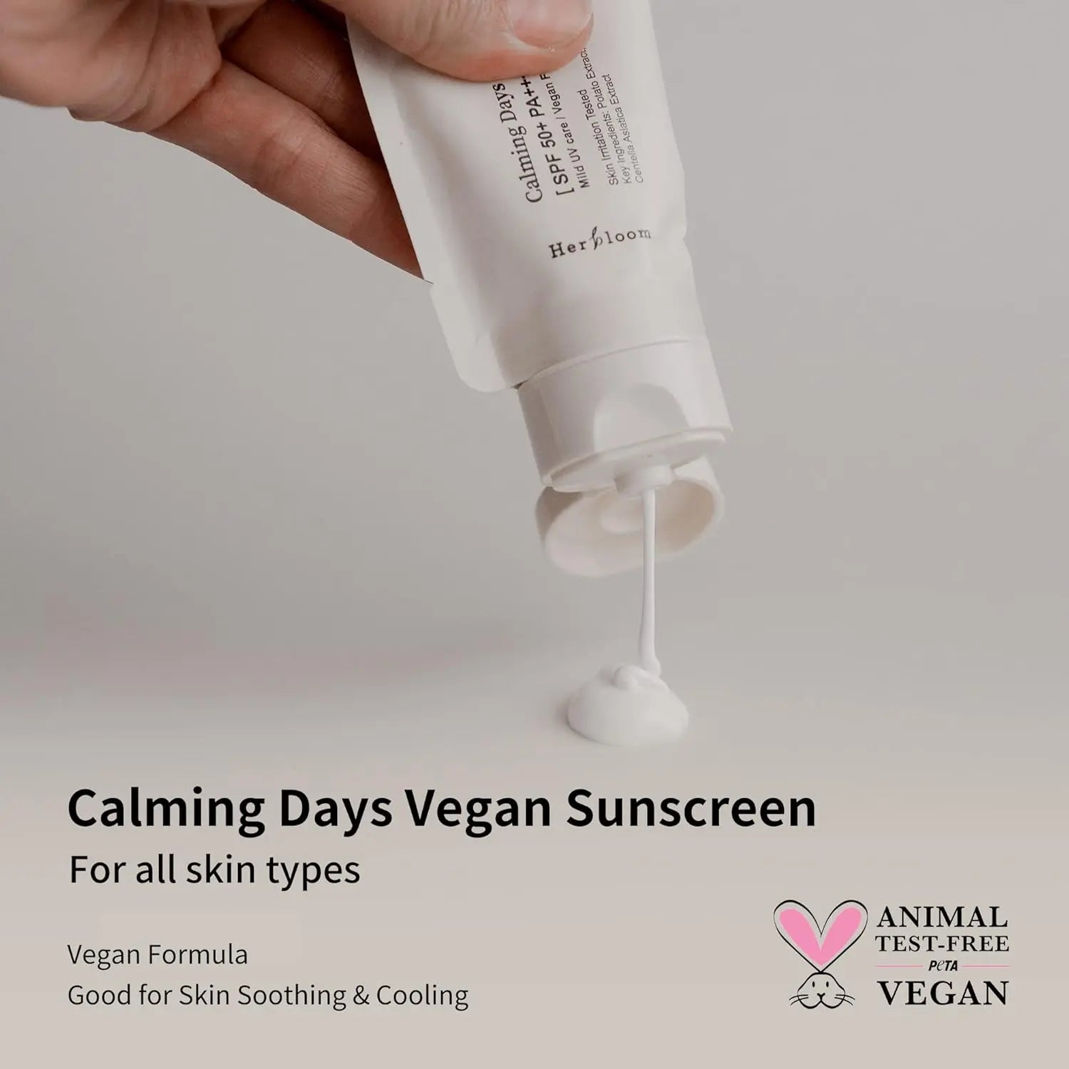 Herbloom Calming Days Vegan Sunscreen SPF 50+ PA++++ (1.69 fl oz) HER BLOOM