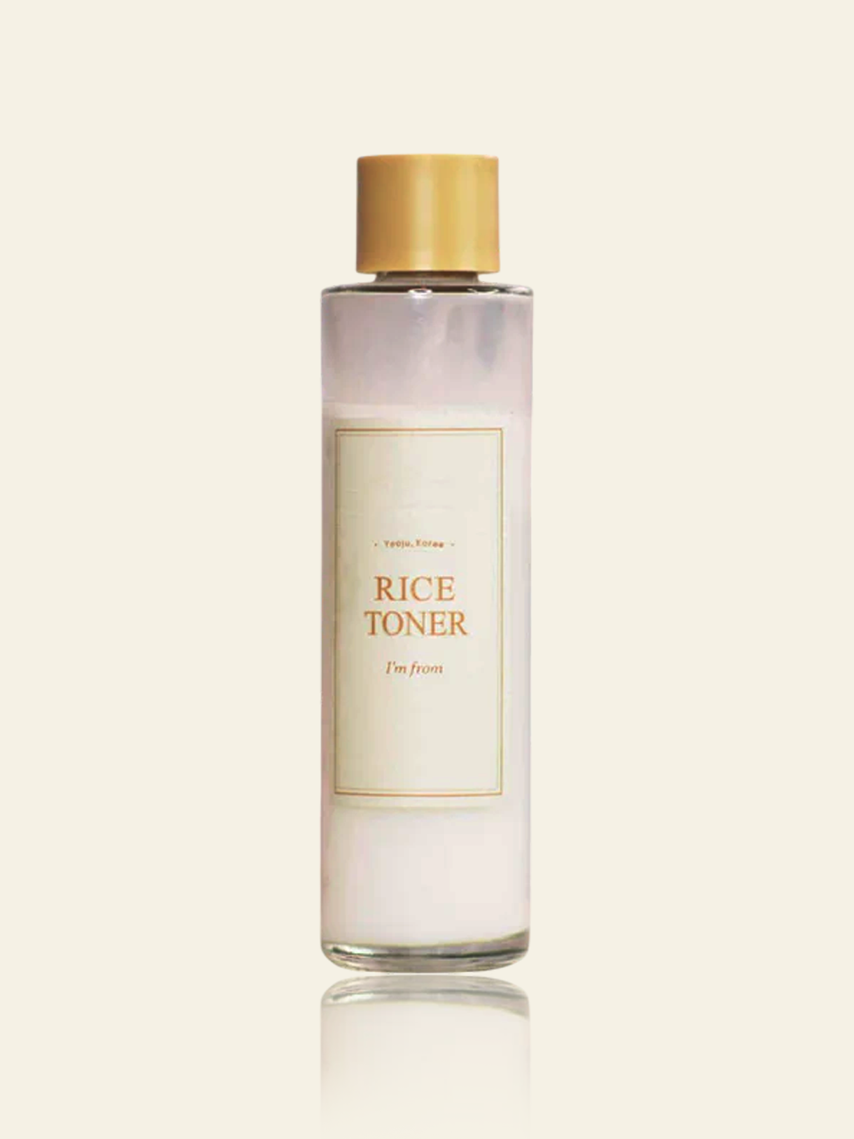 I'm from Rice Toner for Sensitive Skin, Rice Extract from Korea, Glow Essence with Niacinamide, Hydrating, Vegan, Alcohol Free, Fragrance Free, Peta Approved, K Beauty Toner, 5.07 Fl Oz
