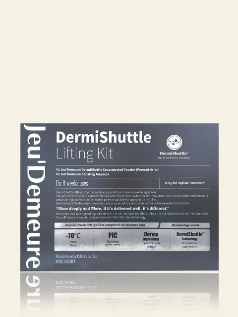JEU'DEMEURE - Dermishuttle Face Lifting Kit, Korean Anti-Aging Skin Care Serum with Instant Lifting Effect.