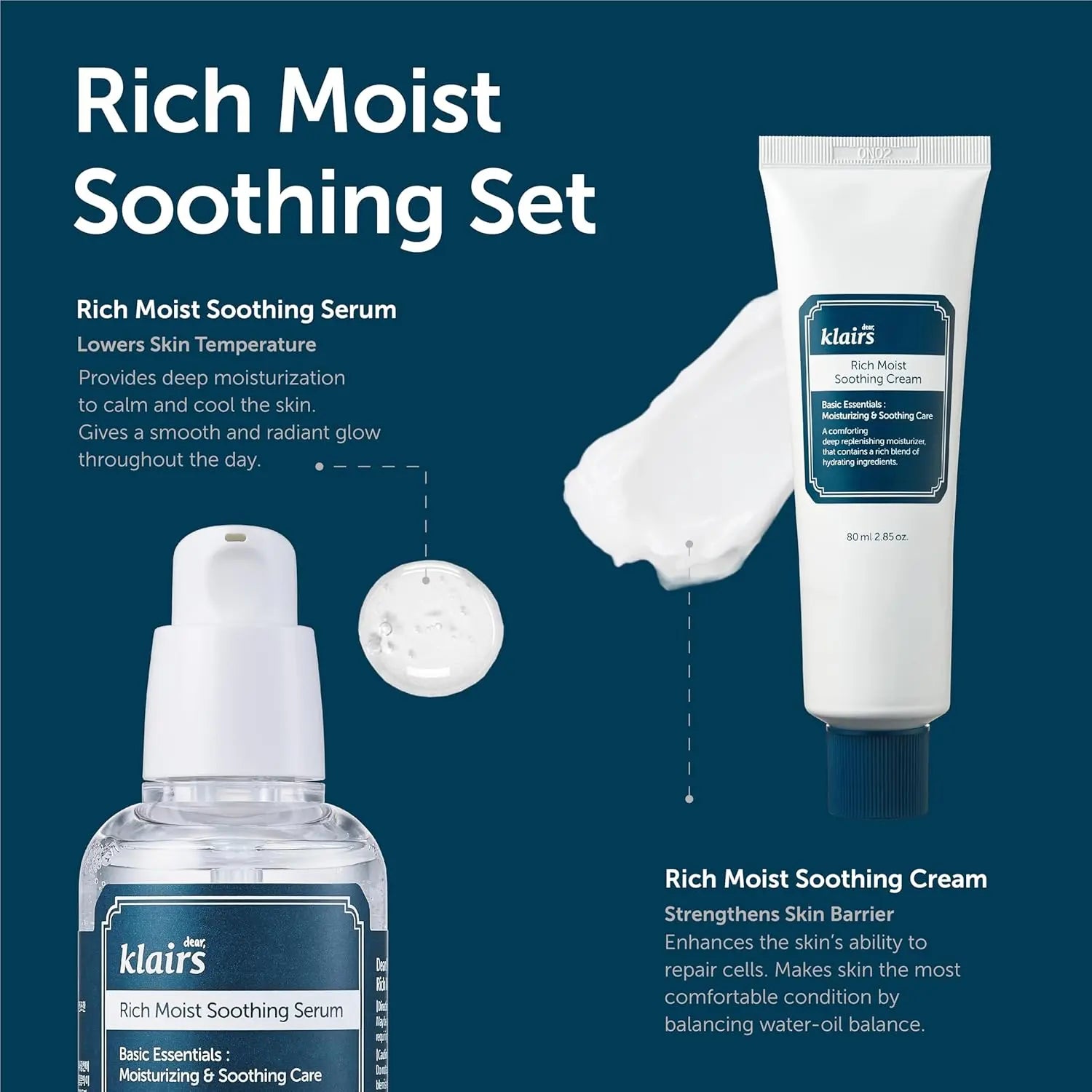 Klairs Rich Moist Soothing Cream 80ml Klairs