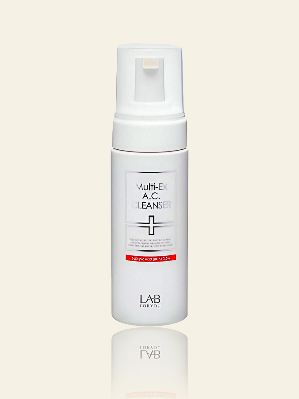 Lab for you Multi-Ex AC Cleanser | BHA 0.5% | PHA for sensitive skin | Low pH cleanser | Houttuynia Cordata Extract | Salicylic acid