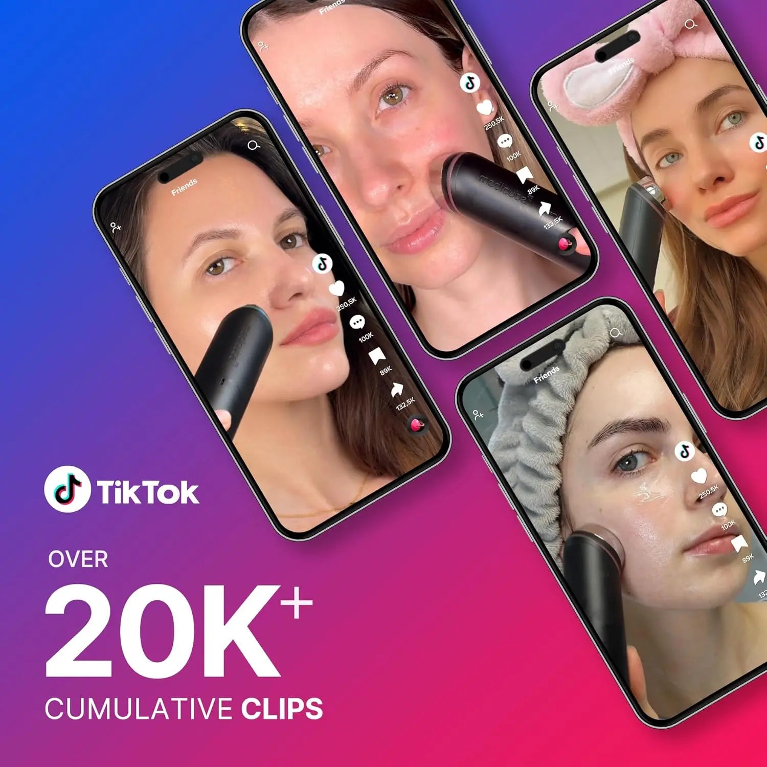 Medicube Age-R Booster Pro Pink | 6-in-1 Real Glass Glow Beauty Massager medicube