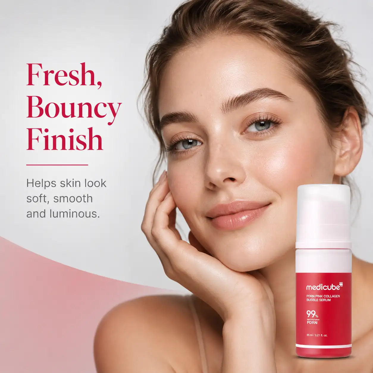 Medicube PDRN Pink Collagen Bubble Serum 95ml