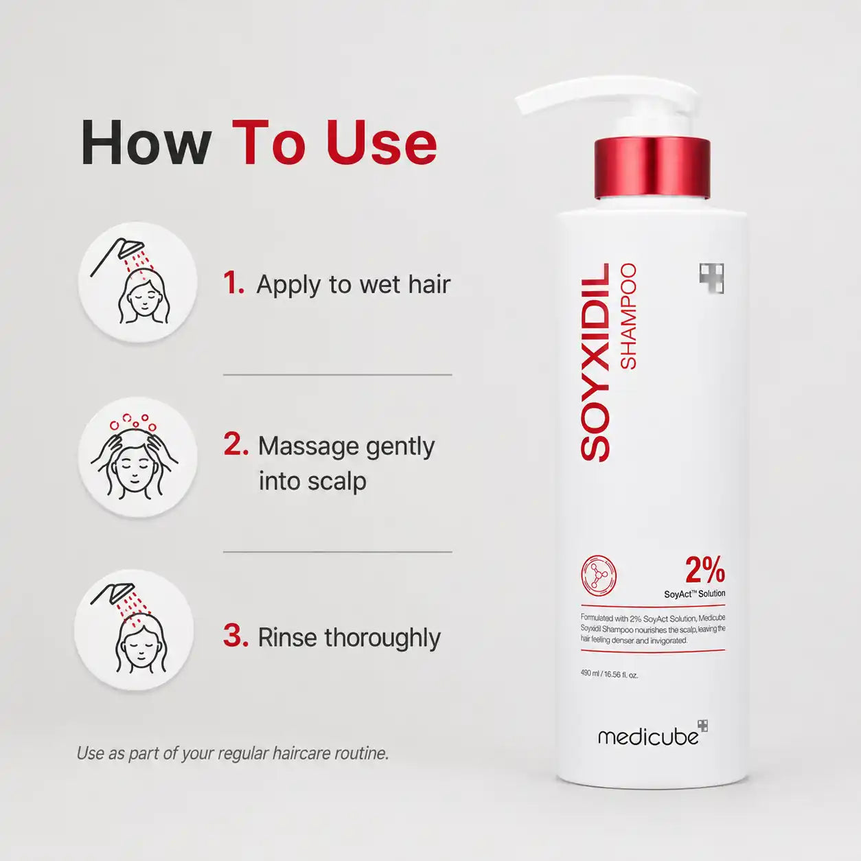 Medicube Soyxidil Shampoo 490ml