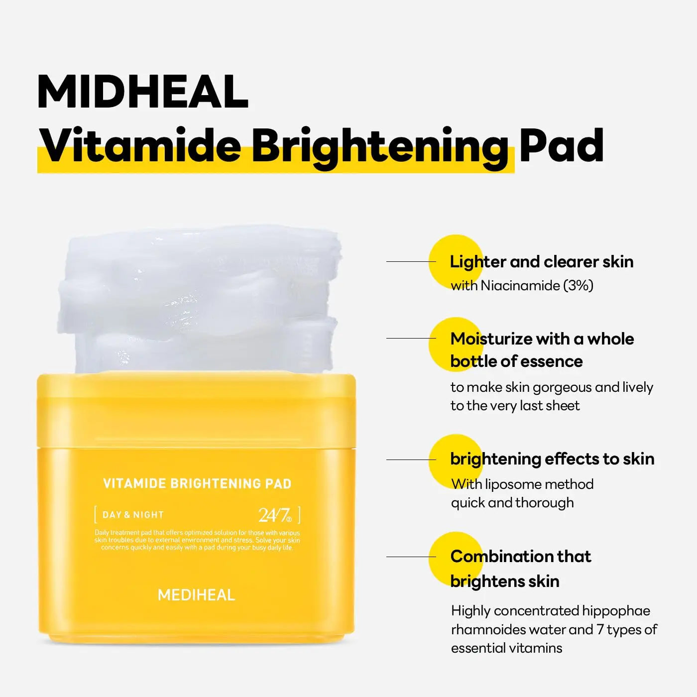 Mediheal Vitamide Brightening Pad 100ea Mediheal